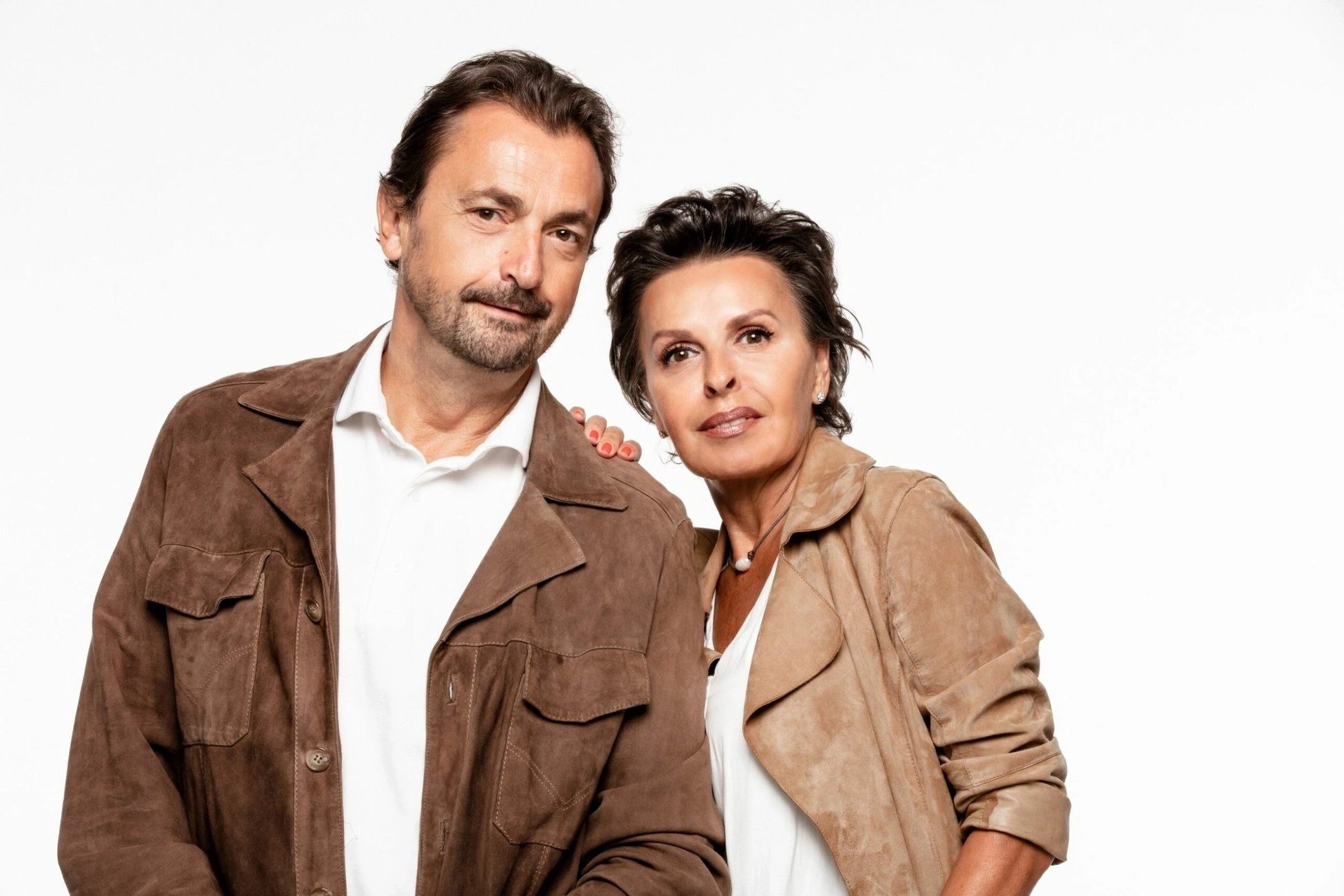 Portrait de Henri Leconte et Maya